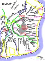 Carte du Piton de la Fournaise, taille : 101 Ko